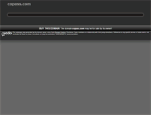 Tablet Screenshot of copass.com